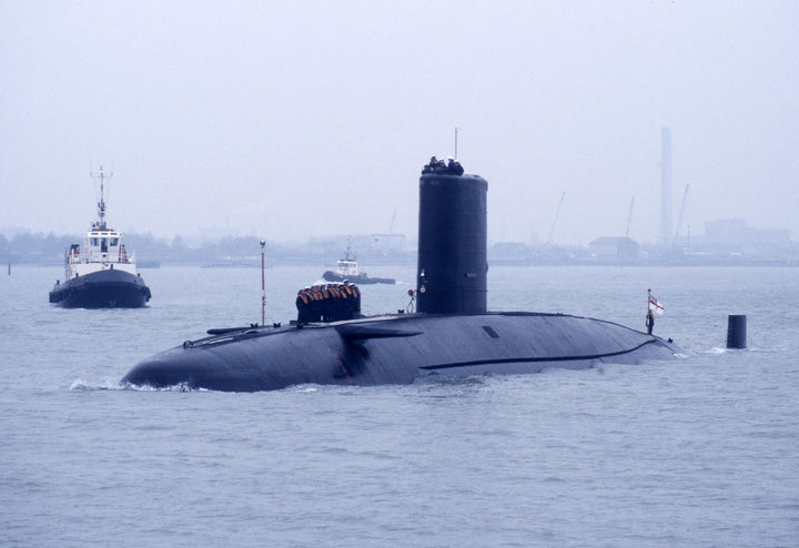 HMS Conqueror S48 Royal Navy Churchill class Submarine Photo Print or Framed Print - Hampshire Prints