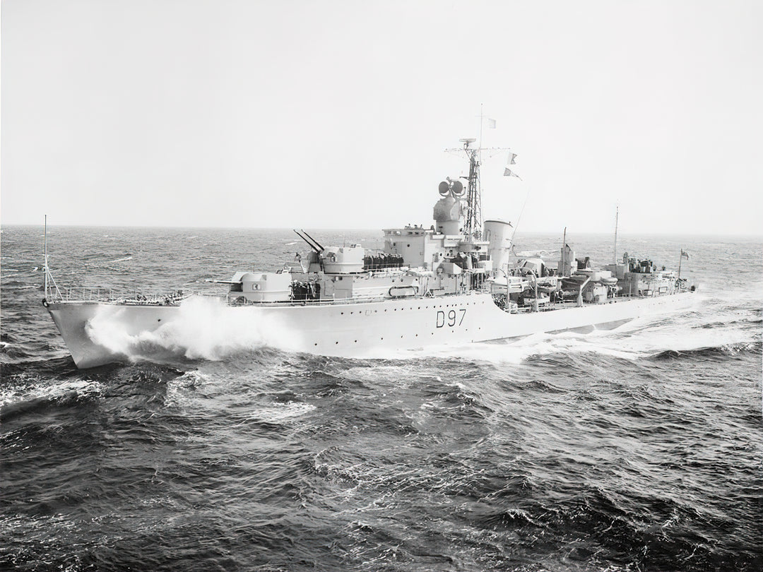 HMS Corunna D97 | Photo Print | Framed Print | Battle Class | Destroyer | Royal Navy Hampshire Prints 6 x 4 No Frame No