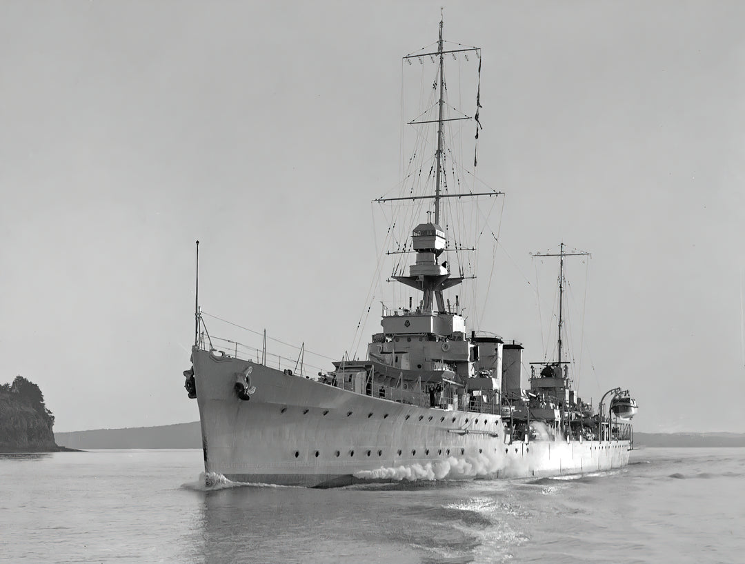 HMS Dunedin Royal Navy Danae class cruiser Photo Print or Framed Photo Print - Hampshire Prints