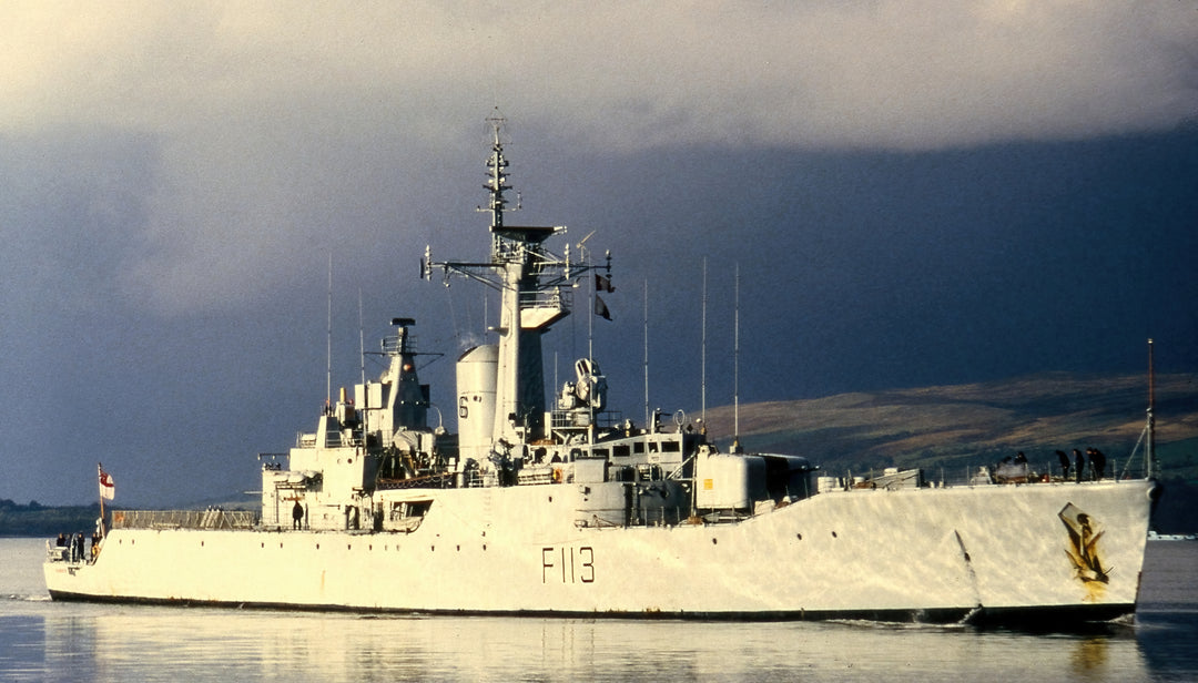 HMS Falmouth F113 Royal Navy Rothesay Class Frigate Photo Print or Framed Print - Hampshire Prints