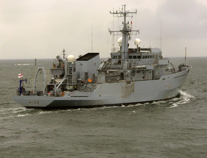 HMS Roebuck H130 | Photo Print | Framed Print | Coastal Survey Vessel | Royal Navy Hampshire Prints