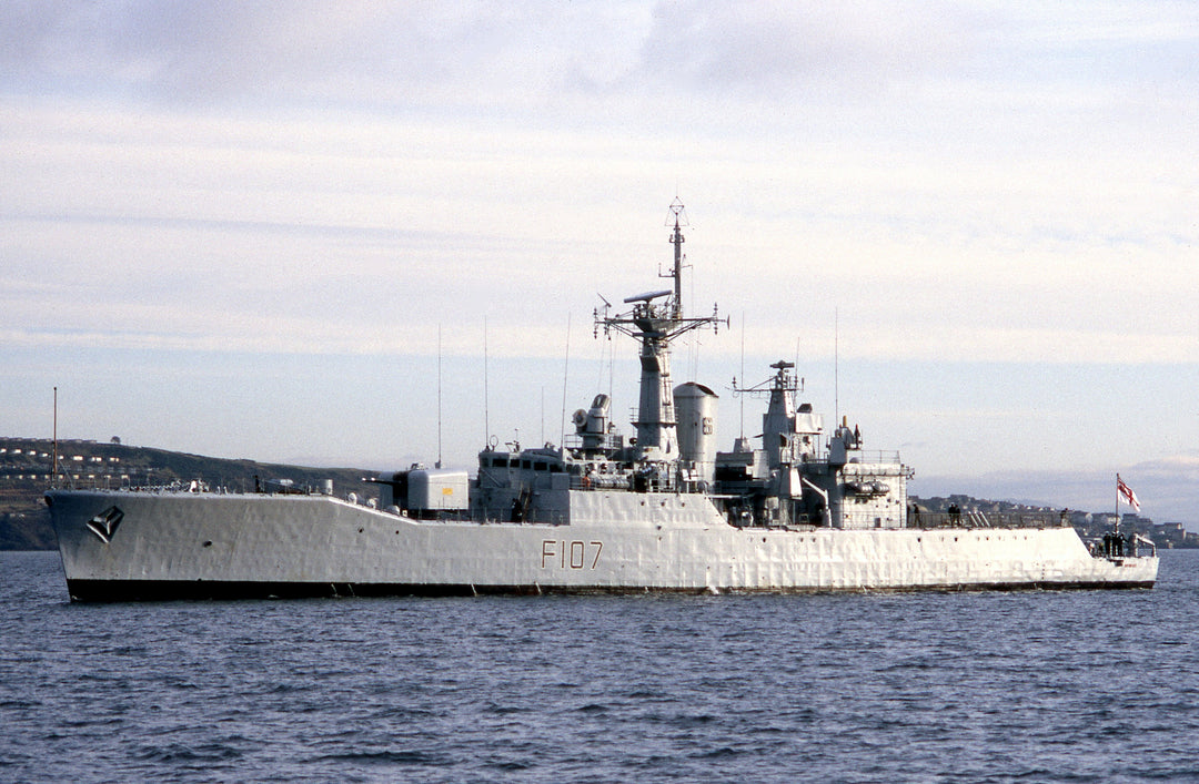 HMS Rothesay F107 Royal Navy Rothesay Class frigate Photo Print or Framed Print - Hampshire Prints