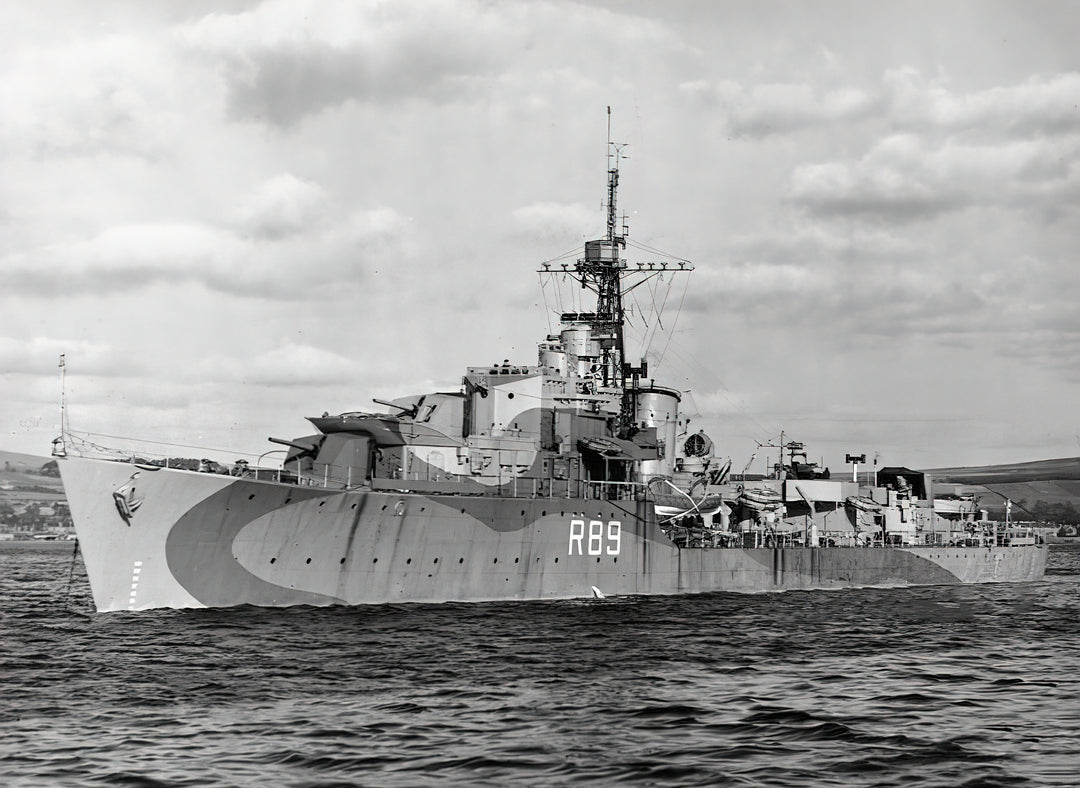 HMS Termagant R89 | Photo Print | Framed Print | Poster | T Class | Destroyer | Royal Navy Hampshire Prints