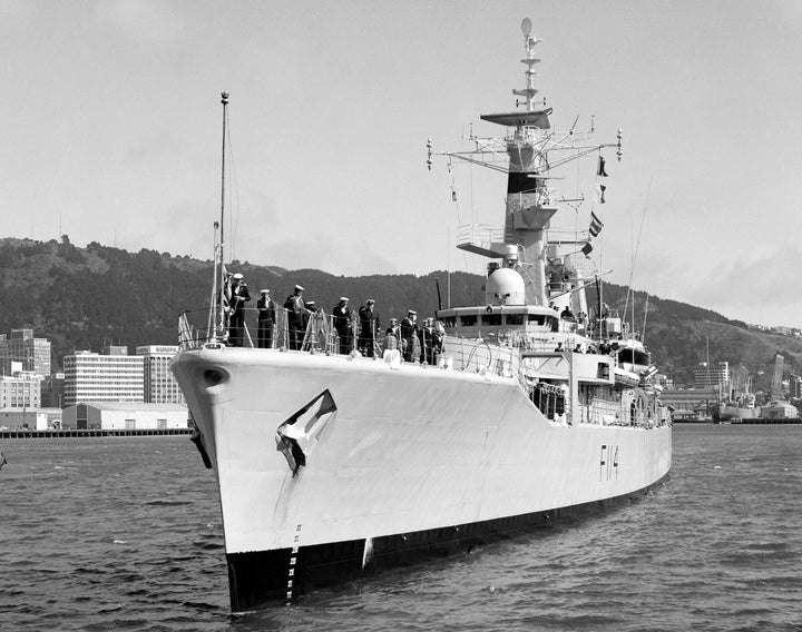 HMS Ajax F114 | Photo Print | Framed Print | Poster | Leander Class | Frigate | Royal Navy Hampshire Prints