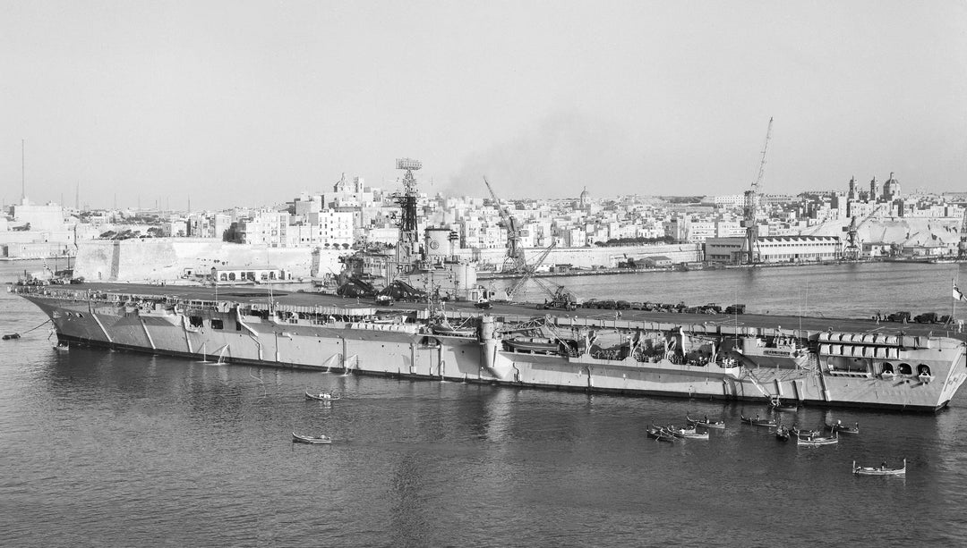 HMS Albion R07 Royal Navy Centaur class light fleet carrier Photo Print or Framed Print - Hampshire Prints