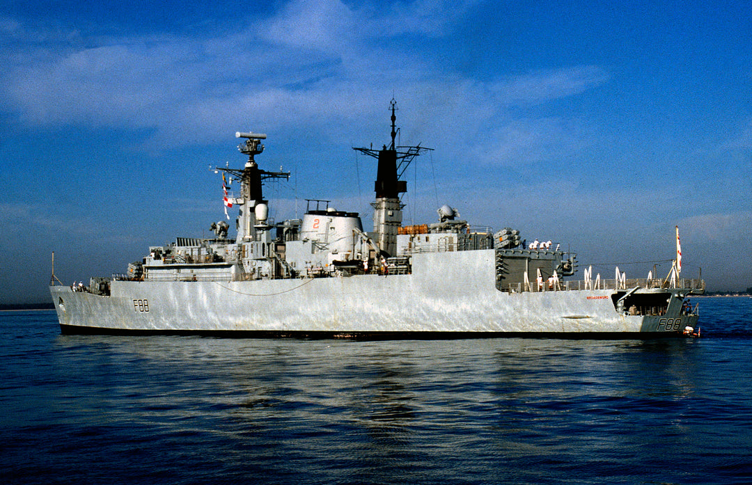 HMS Broadsword F88 Royal Navy Type 22 Frigate Photo Print or Framed Print - Hampshire Prints