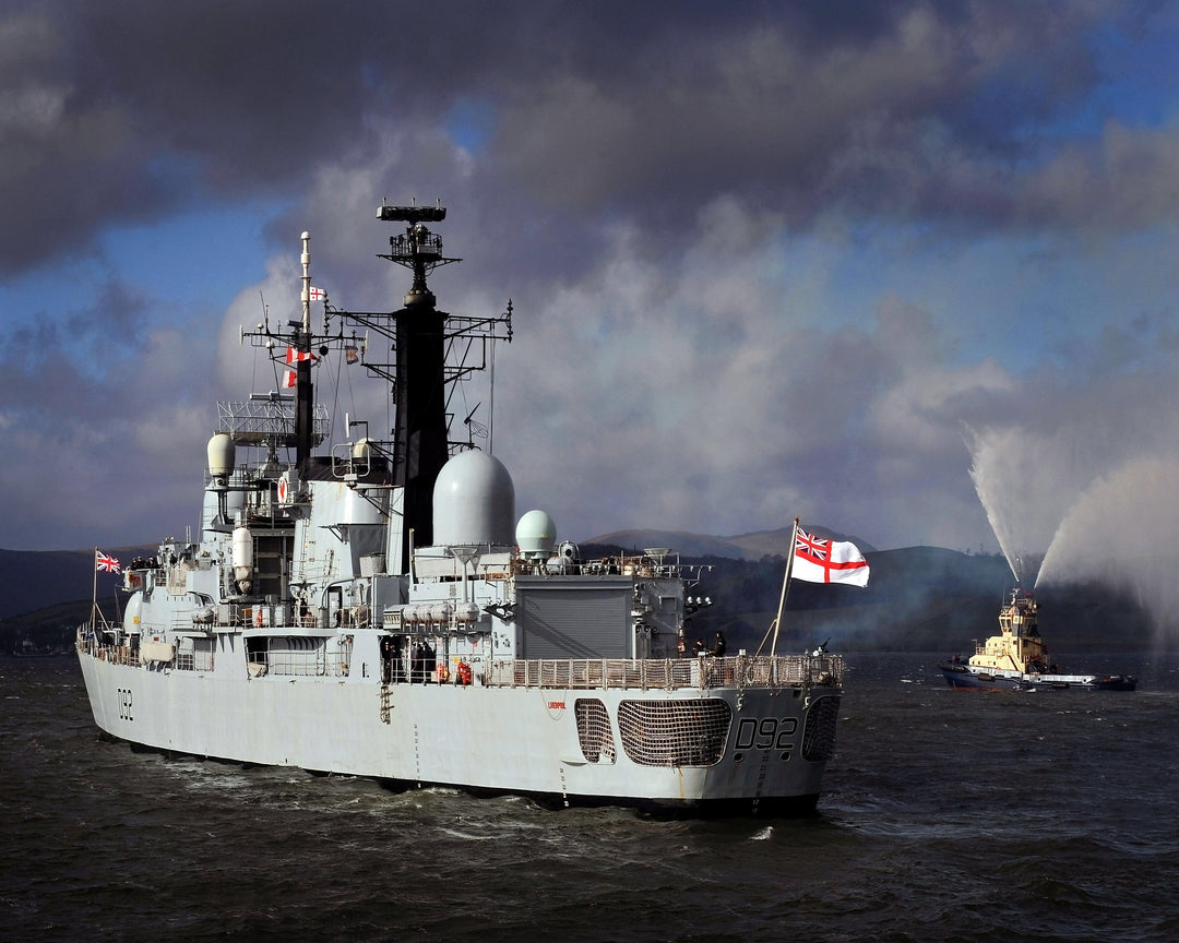 HMS Liverpool D92 Royal Navy Type 42 destroyer Photo Print or Framed Print - Hampshire Prints