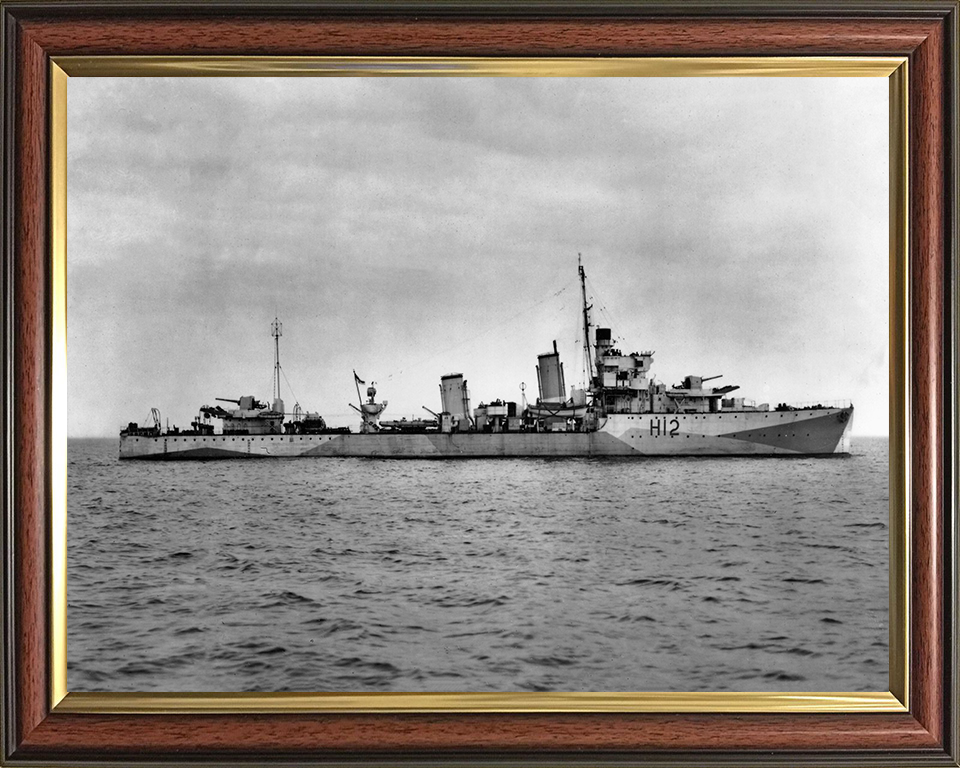 HMS Achates H12 Royal Navy A class destroyer Photo Print or Framed Print - Hampshire Prints