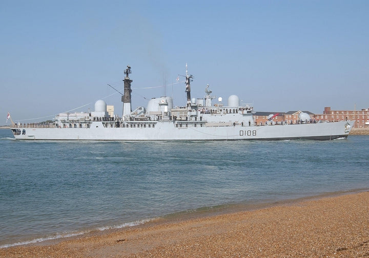 HMS Cardiff D108 Royal Navy Type 42 destroyer Photo Print or Framed Print - Hampshire Prints