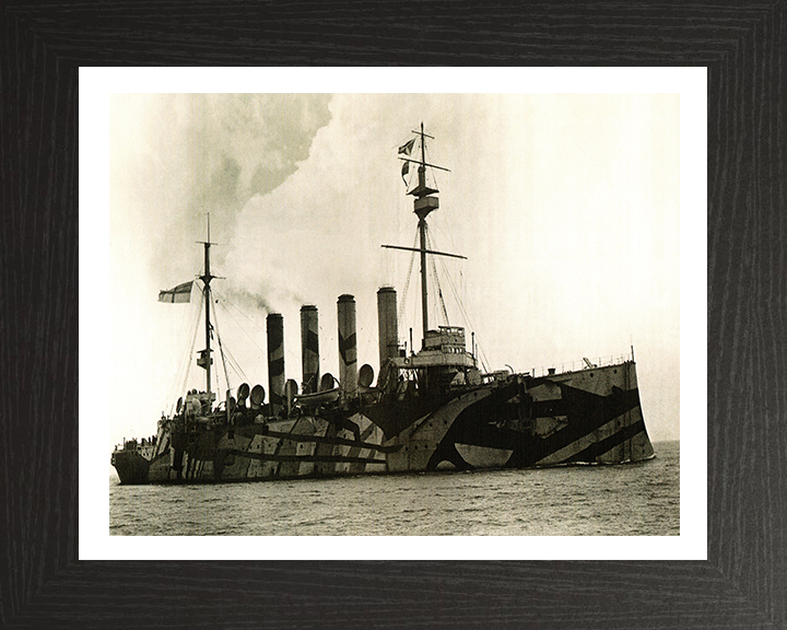 HMS Amphitrite (1898) Royal Navy Diadem class Cruiser Photo Print or Framed Photo Print - Hampshire Prints