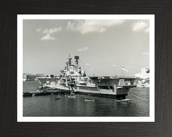 HMS Ark Royal R09 Royal Navy Audacious class aircraft carrier Photo Print or Framed Print - Hampshire Prints