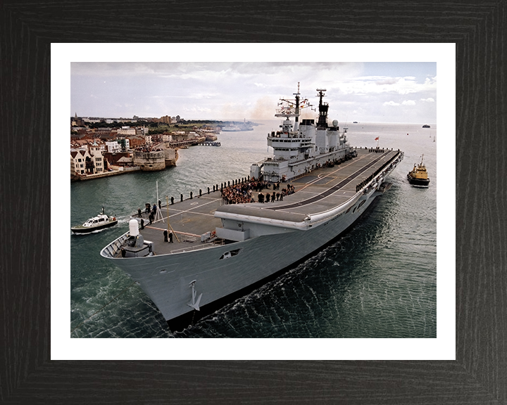 HMS Ark Royal R07 Royal Navy Invincible class aircraft carrier Photo Print or Framed Print - Hampshire Prints