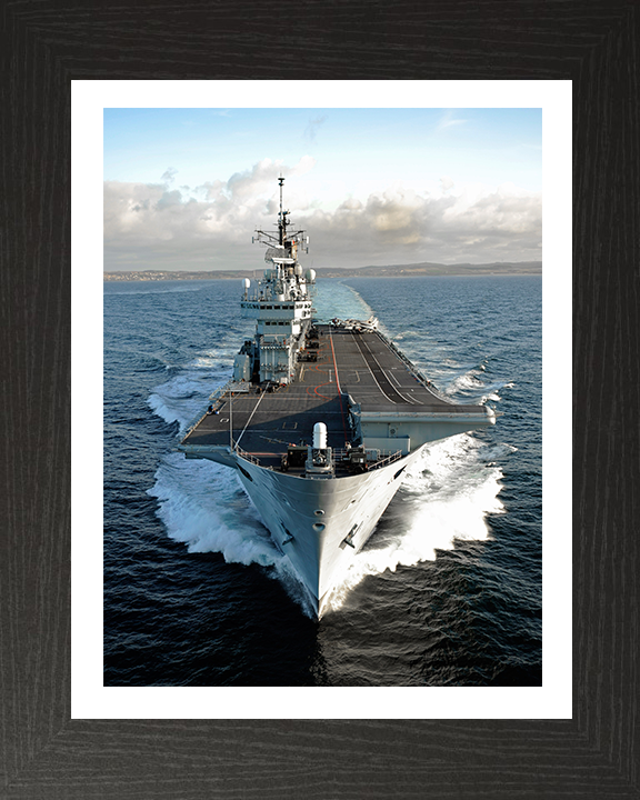 HMS Ark Royal R07 Royal Navy Invincible class aircraft carrier Photo Print or Framed Print - Hampshire Prints