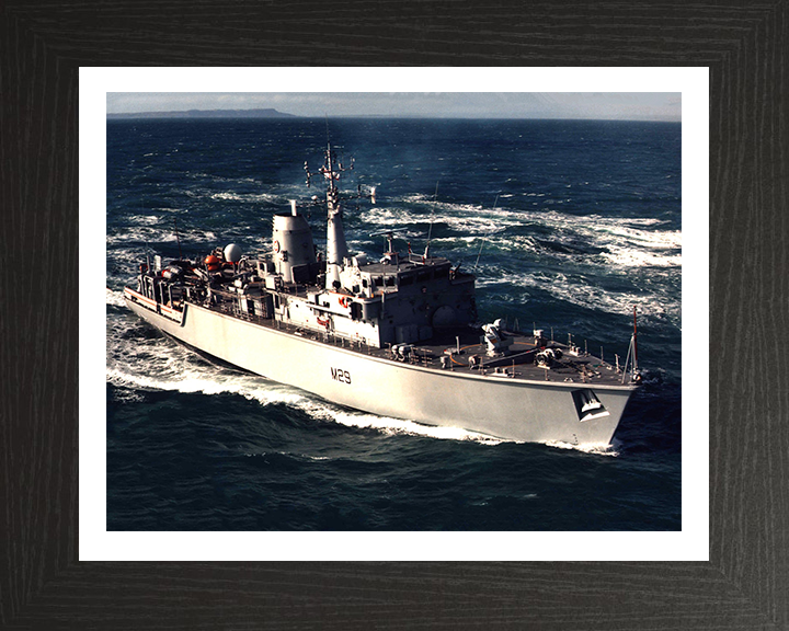 HMS Brecon M29 Royal Navy Hunt class mine countermeasures vessel Photo Print or Framed Print - Hampshire Prints