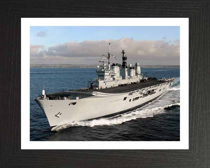 HMS Ark Royal R07 Royal Navy Invincible class aircraft carrier Photo Print or Framed Print - Hampshire Prints