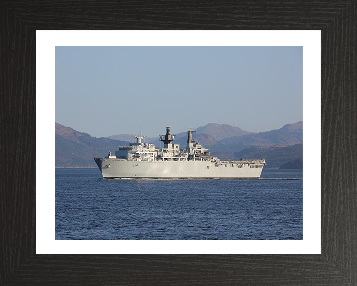 HMS Albion L14 Royal Navy Albion Class amphibious ship Photo Print or Framed Print - Hampshire Prints