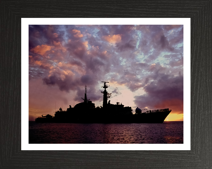 HMS Active F171 Royal Navy Type 21 frigate Photo Print or Framed Print - Hampshire Prints