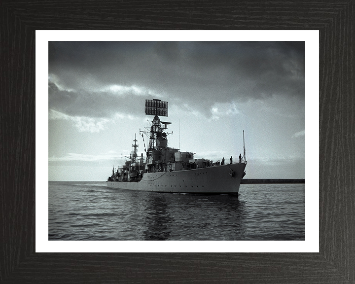 HMS Agincourt D86 Royal Navy Battle class destroyer Photo Print or Framed Print - Hampshire Prints