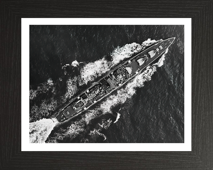 HMS Barrosa D68 Royal Navy Battle Class fleet destroyer Photo Print or Framed Print - Hampshire Prints