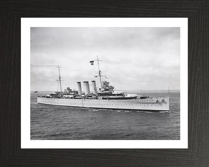 HMS Cornwall (56) | Photo Print | Framed Print | County Class | Heavy Cruiser | Royal Navy Hampshire Prints