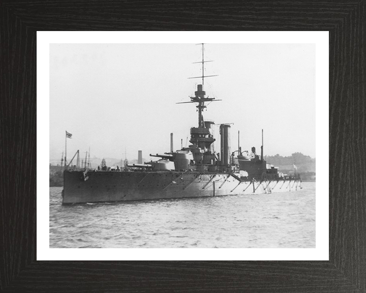 HMS Ajax (1912) Royal Navy King George V class battleship Photo Print or Framed Print - Hampshire Prints