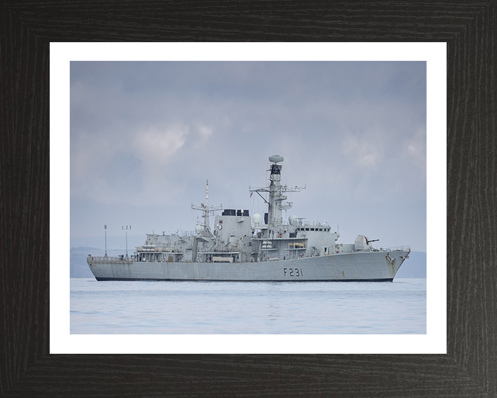 HMS Argyll F231 Royal Navy type 23 Frigate Photo Print or Framed Print - Hampshire Prints