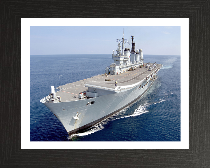 HMS Ark Royal R07 Royal Navy Invincible class aircraft Carrier Photo Print or Framed Print - Hampshire Prints