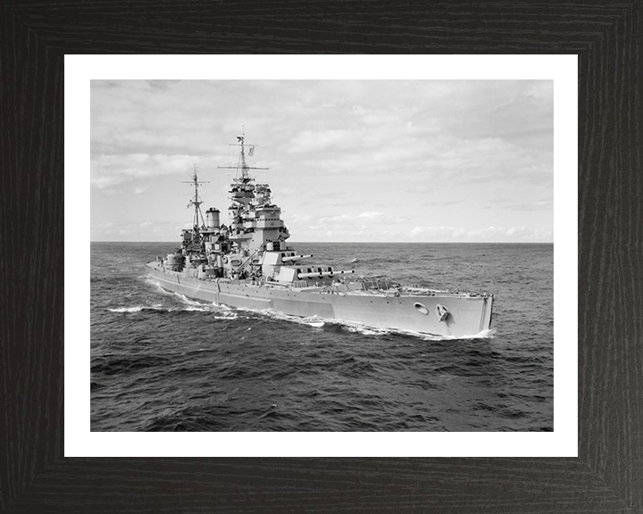 HMS Duke of York (17) Royal Navy King George V class battleship Photo Print or Framed Print - Hampshire Prints