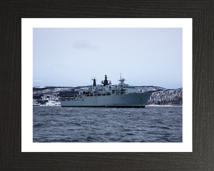 HMS Albion L14 Royal Navy Albion Class amphibious ship Photo Print or Framed Print - Hampshire Prints