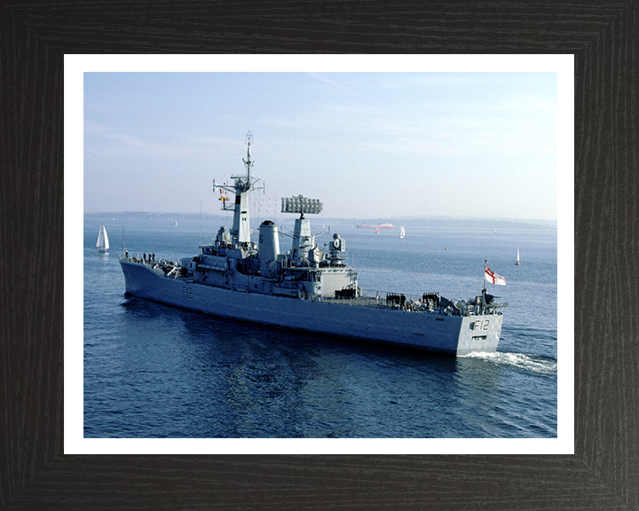 HMS Achilles F12 Royal Navy Leander Class Frigate Photo Print or Framed Print - Hampshire Prints