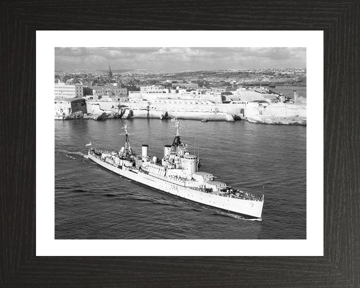 HMS Bermuda (52) Royal Navy Fiji class light cruiser Photo Print or Framed Photo Print - Hampshire Prints