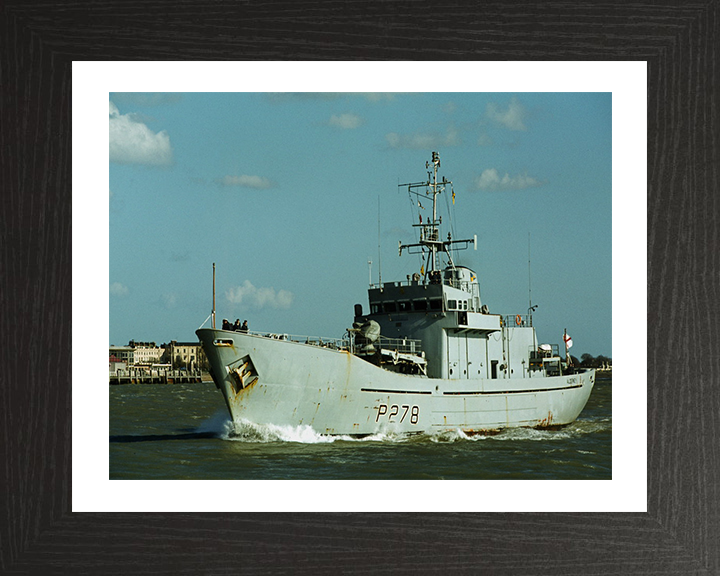 HMS Alderney P278 Royal Navy Island class Patrol Vessel Photo Print or Framed Photo Print - Hampshire Prints