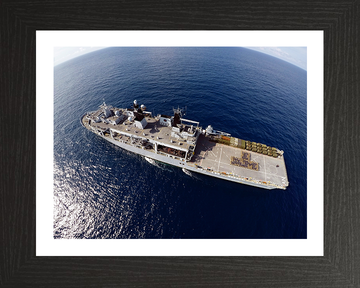HMS Albion L14 Royal Navy Albion Class amphibious ship Photo Print or Framed Print - Hampshire Prints