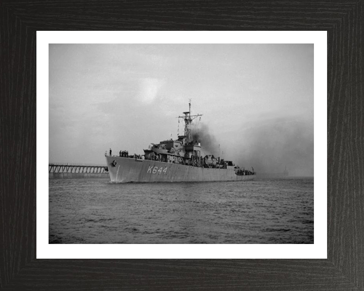 HMS Cawsand Bay K644 Royal Navy Bay Class Frigate Photo Print or Framed Print - Hampshire Prints