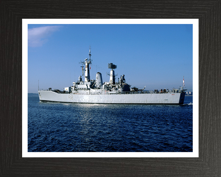 HMS Achilles F12 Royal Navy Leander Class Frigate Photo Print or Framed Print - Hampshire Prints