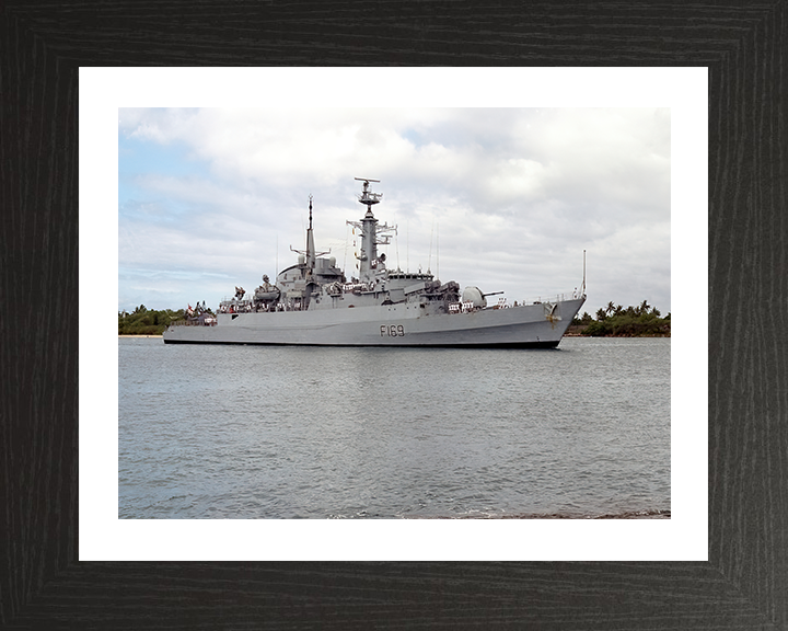 HMS Amazon F169 Royal Navy type 21 Frigate Photo Print or Framed Print - Hampshire Prints