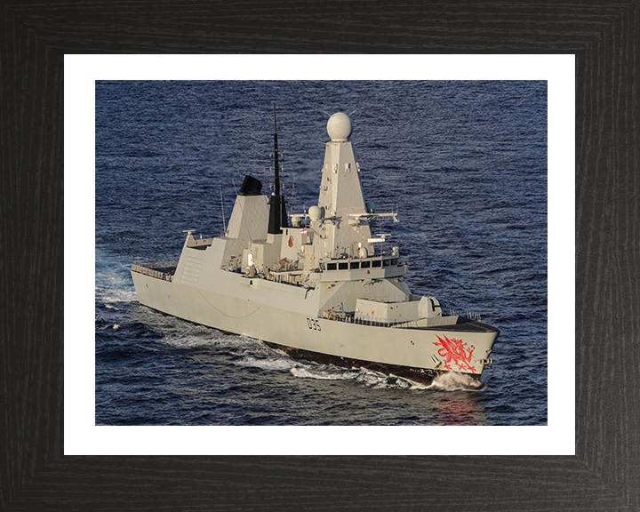 HMS Dragon D35 Royal Navy Type 45 destroyer Photo Print or Framed Print - Hampshire Prints