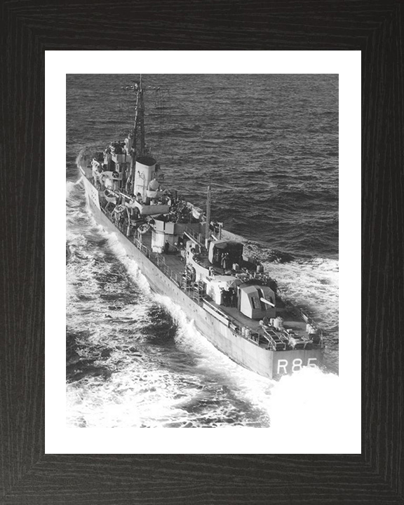 HMS Cambrian R85 Royal Navy C class destroyer Photo Print or Framed Print - Hampshire Prints