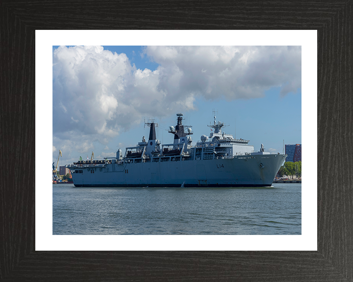 HMS Albion L14 Royal Navy Albion Class amphibious ship Photo Print or Framed Print - Hampshire Prints