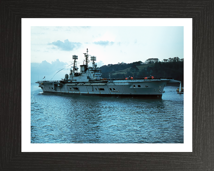 HMS Ark Royal R09 Royal Navy Audacious class aircraft carrier Photo Print or Framed Print - Hampshire Prints