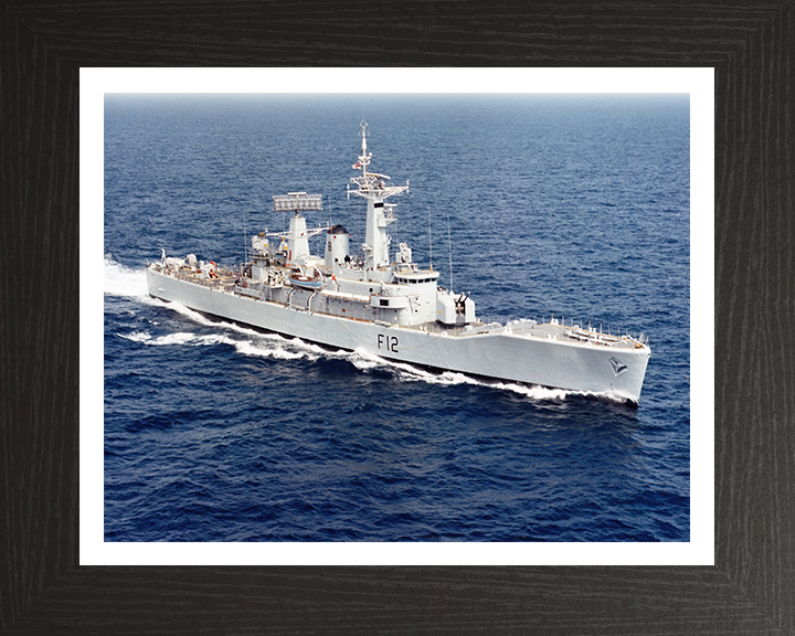 HMS Achilles F12 Royal Navy Leander Class Frigate Photo Print or Framed Print - Hampshire Prints