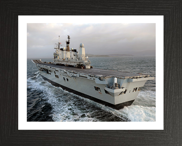 HMS Ark Royal R07 Royal Navy Invincible class aircraft carrier Photo Print or Framed Print - Hampshire Prints