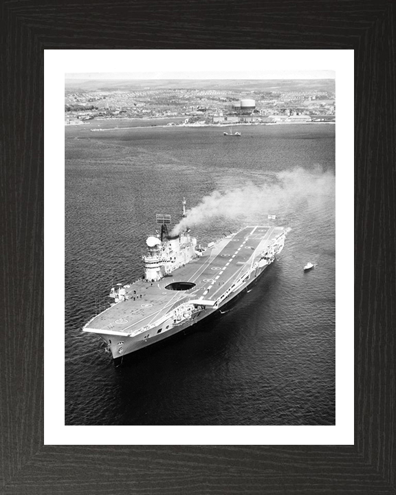 HMS Eagle R05 Royal Navy Audacious class aircraft carrier Photo Print or Framed Print - Hampshire Prints