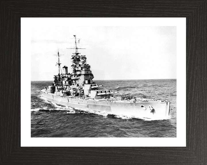 HMS Duke of York (17) Royal Navy King George V class battleship Photo Print or Framed Print - Hampshire Prints
