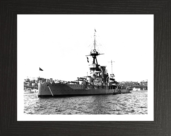 HMS Benbow (1913) Royal Navy Iron Duke class battleship Photo Print or Framed Print - Hampshire Prints