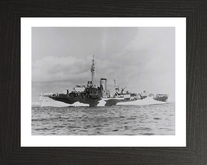 HMS Bryony K192 Royal Navy Flower class corvette Photo Print or Framed Print - Hampshire Prints