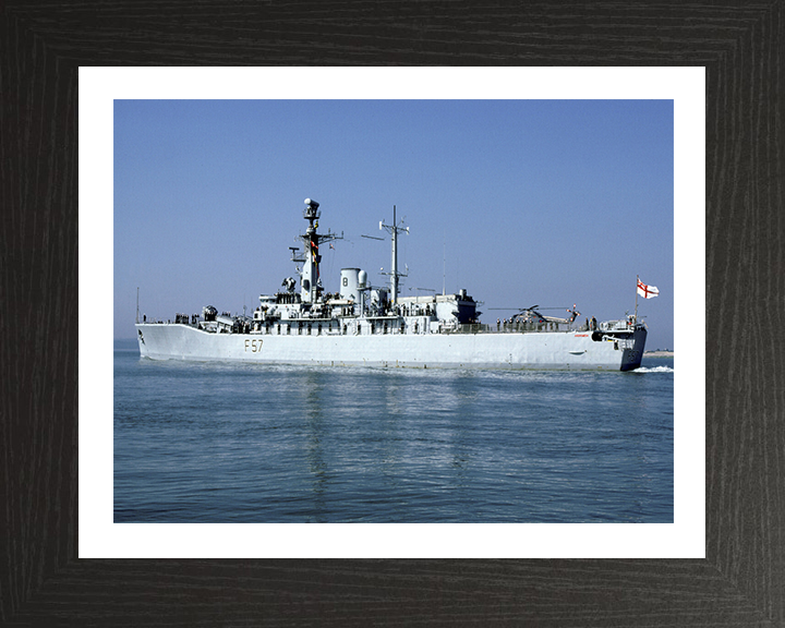HMS Andromeda F57 Royal Navy Leander class frigate Photo Print or Framed Print - Hampshire Prints