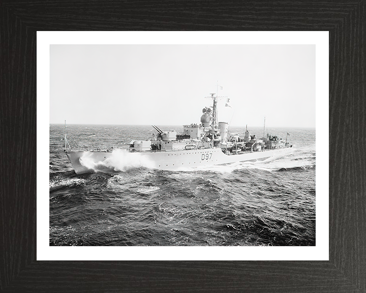 HMS Corunna D97 Royal Navy Battle class destroyer Photo Print or Framed Print - Hampshire Prints