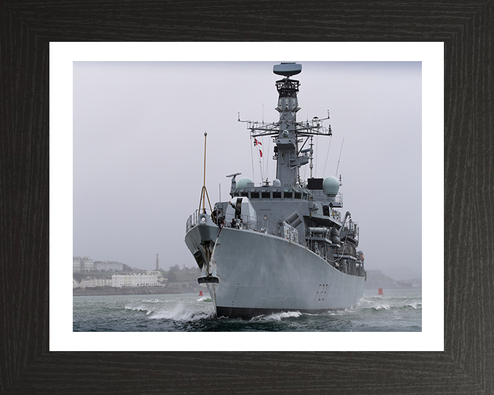 HMS Argyll F231 Royal Navy type 23 Frigate Photo Print or Framed Print - Hampshire Prints