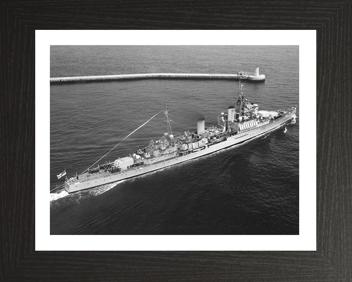 HMS Bermuda (52) Royal Navy Fiji class light cruiser Photo Print or Framed Photo Print - Hampshire Prints